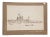 Early 20th Century Brown Wash Sketch of Venice, Italy C.1910 For Sale
