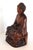 Chinoiserie LRG 16" Hand-Carved Hardwood Meditative Buddha Statue For Sale - Image 3 of 11