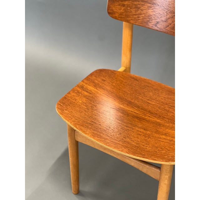 Vintage Chairs Model 122 by Borge Mögenden for Søborg Møbelfabrik, Set of 4 For Sale - Image 3 of 6