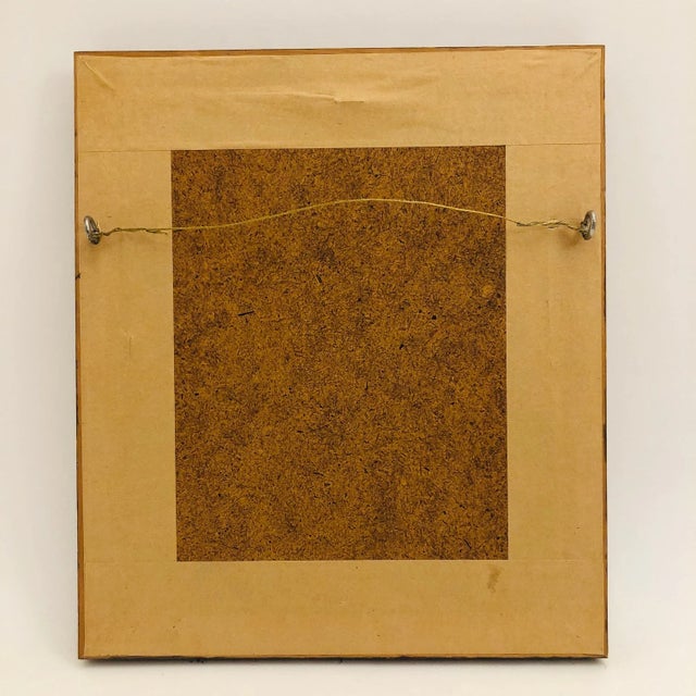 Wood Early 1900s English Nursery Print With Wood Frame, For Sale - Image 7 of 8