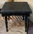 Mid-Century Modern Rustic Dark Finish Side Table With Turned Legs For Sale - Image 3 of 5