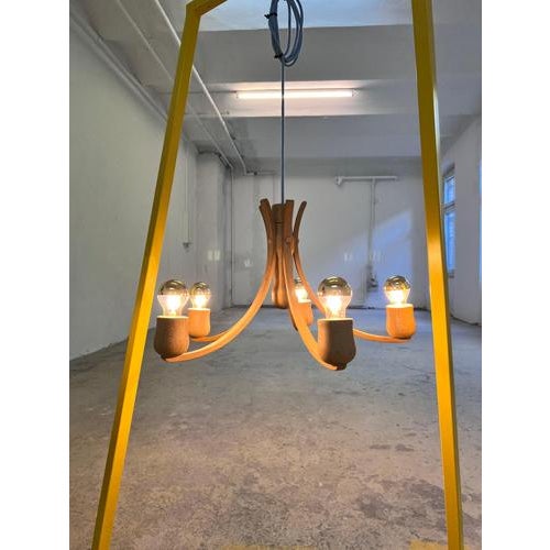 Oak Chandelier from Domus For Sale - Image 11 of 11