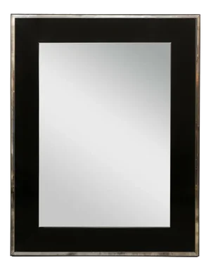 Artisan Made Black Glass Mirror 4.5 Ft Tall