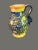 Blue Vintage Hand Painted Colorful Ceramic Talavera Pitcher For Sale - Image 8 of 9