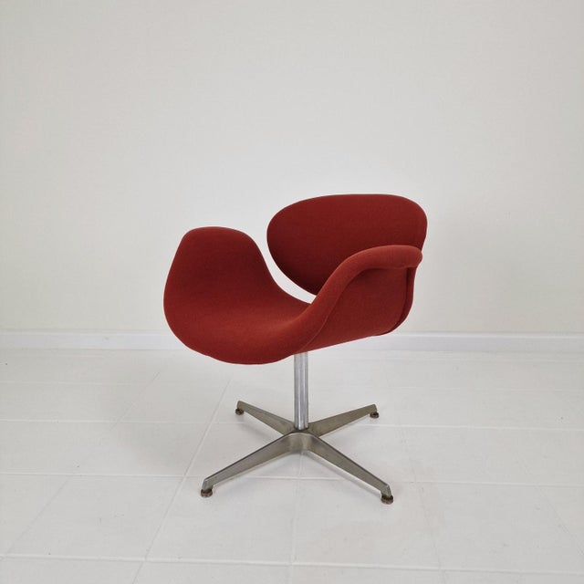 Little Tulip Armchair with Cross Base by Pierre Paulin for Artifort, 1970s For Sale - Image 12 of 12