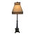 Maitland Smith Table Lamp With Marble Shaft and Silk Pleated Shade For Sale