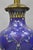 Mid 20th Century Vintage Chinoiserie Blue Enamel Chinese Brass Jardinierie Table Lamps - A Pair For Sale - Image 5 of 14
