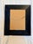 Substantial Pottery Barn wall mirror dating from approximately 1999–2007, featuring a dramatic deep-profile black frame...