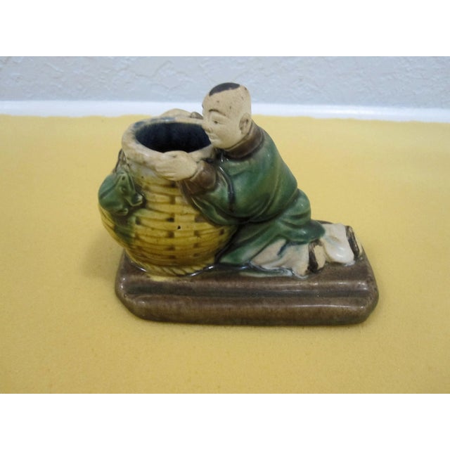 Asian Antique 19th Century Antique Mud Man Statuette For Sale - Image 3 of 4