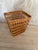 Rattan Wastebasket For Sale - Image 4 of 6
