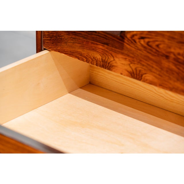 Brown Small Nordic Chest of Drawers, Denmark, 1960s For Sale - Image 8 of 11
