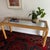 Wood Vintage Pencil Reed Console Table Waterfall For Sale - Image 7 of 9