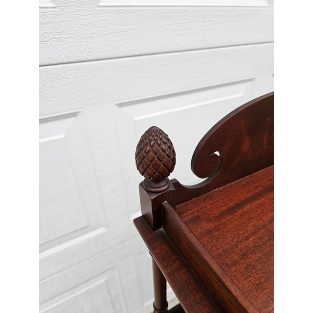 Mahogany Imperial Furniture Etagere -Large Shelves For Sale - Image 9 of 13