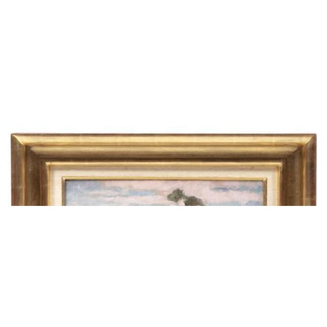 Marques de Oliveira, Landscape with Figure, Oil Painting on Canvas For Sale - Image 6 of 8