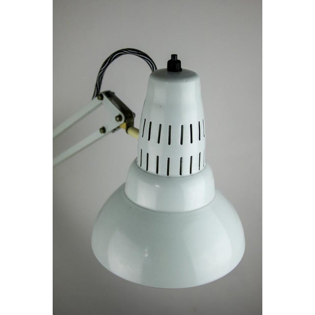 White Adjustable Achitect Table Lamp, 1970s For Sale - Image 6 of 14