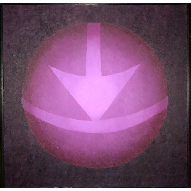 Paul Brach, Ahola 13 Oil on Canvas Geometric Painting New York School Abstract Expressionist, 1992 For Sale