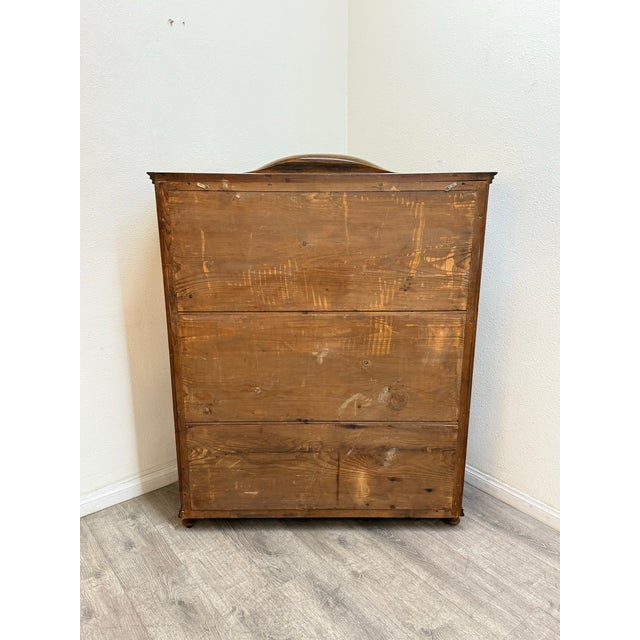 Antique Edwardian Display Cabinet For Sale - Image 10 of 12