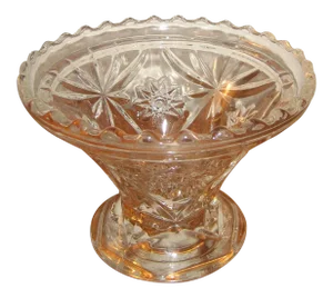 Vintage Cut Glass Bowl