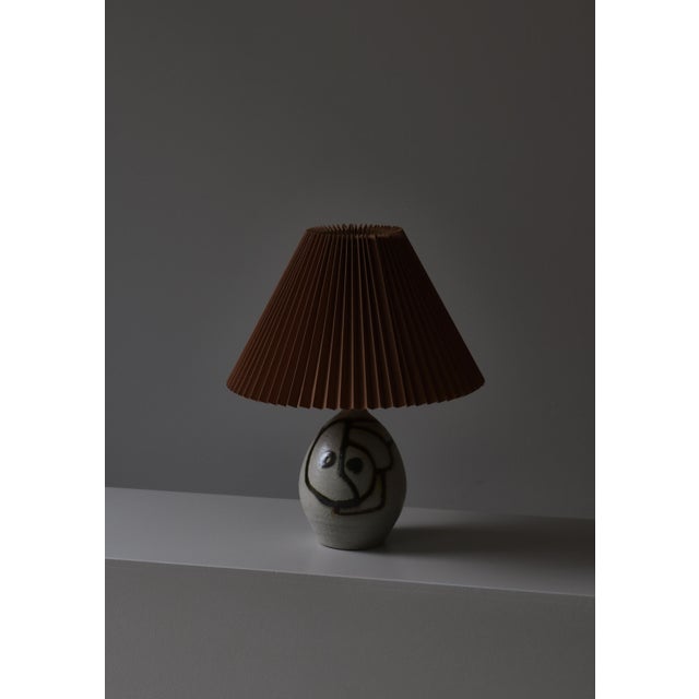 Scandinavian Modern Table Lamp from AP Stoneware, Bornholm, Denmark, 1970s For Sale - Image 3 of 15