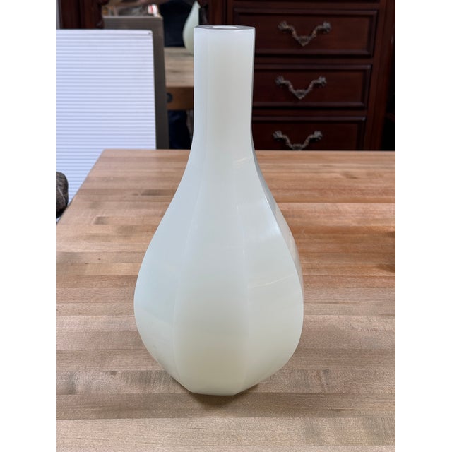 Early 21st Century Baker Furniture Baljade Beveled Vase For Sale - Image 5 of 12