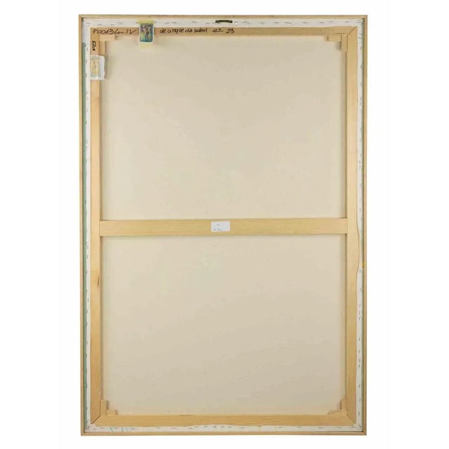 Contemporary Sergio Barletta, Cirque du Soleil No. 23, Mixed Media and Collage, 1990s For Sale - Image 3 of 4