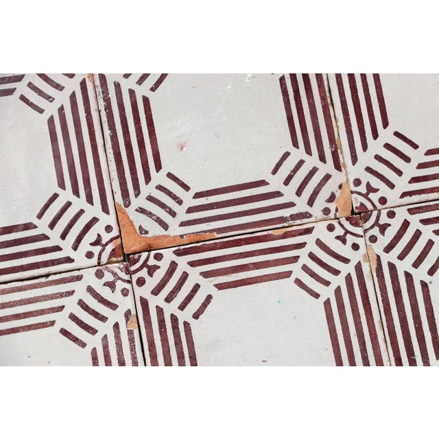1920s Antique Bauhaus Portuguese Set of Ten Tiles For Sale - Image 4 of 13