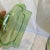 Glass Hand Blown Vintage Green Lidded Apothecary Jar For Sale - Image 7 of 11