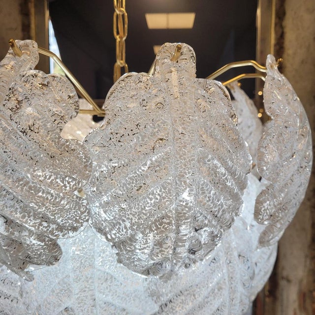 Chandelier in Murano Glass and Metal from Mazzega, Italy, 1970s For Sale - Image 15 of 18