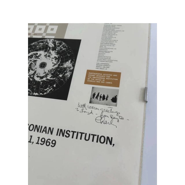 A museum-quality piece of mid-century design history – one of the few publicly available hand signed Eames posters....