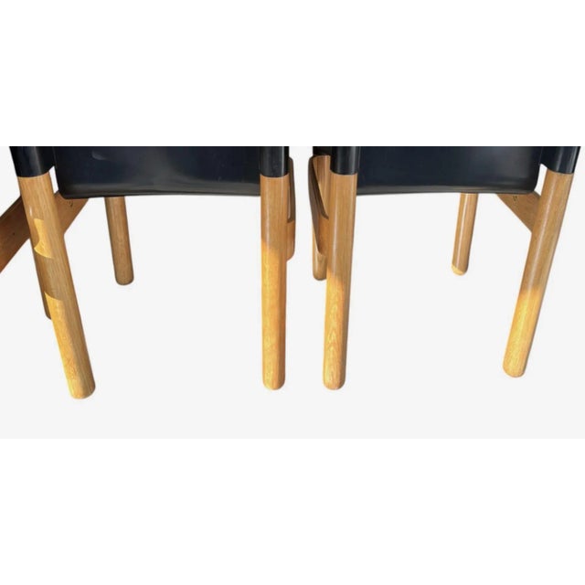 Set of 4 Sculptural Thonet Flex Chairs by Gerd Lange in Birch & Black For Sale - Image 12 of 12