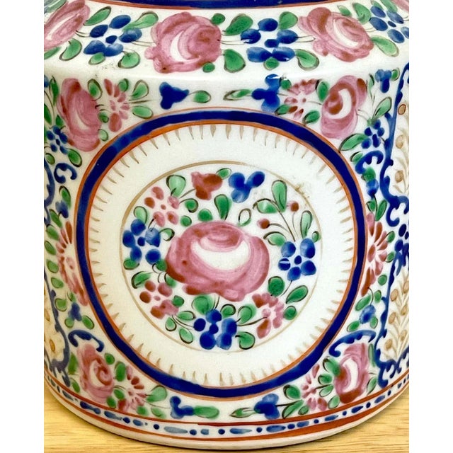 Chinese 18th C Chinese Export Famille Rose Tea Pot, in the French Taste For Sale - Image 3 of 12