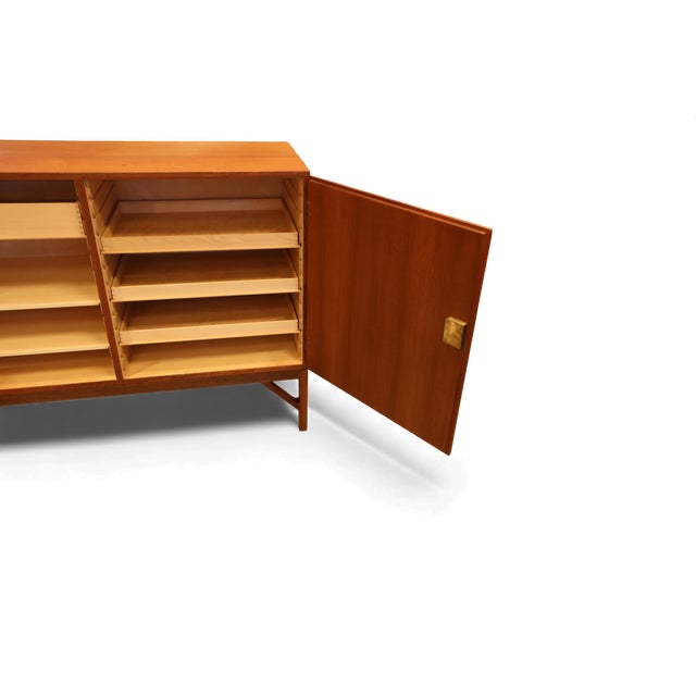 Vintage China Cabinet in Teak by Børge Mogensen for C.M. Madsen, 1950s For Sale - Image 11 of 18