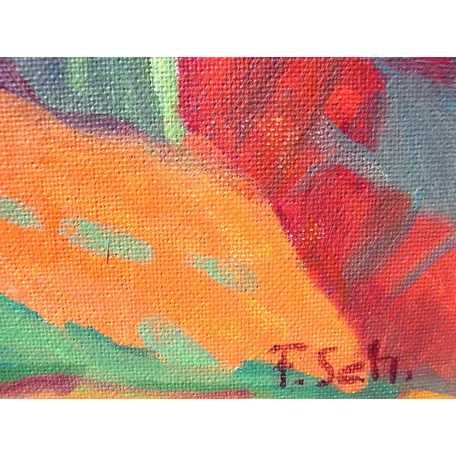 Alfred (Fredi) Schneider, Autumn Forest, 1980s, Oil Painting on Canvas, Framed For Sale - Image 6 of 12