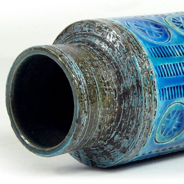 1960s Small Italian Ceramic Vase by Aldo Londi for Bitossi, 1960s For Sale - Image 5 of 9