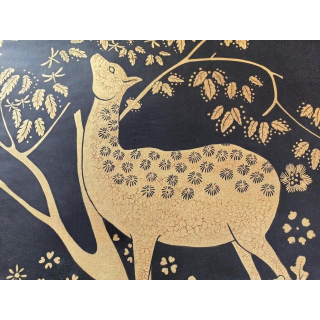 If you love the look of De Gournay wallpaper but not the price, this is for you. Artfully hand‑painted woodland mural...