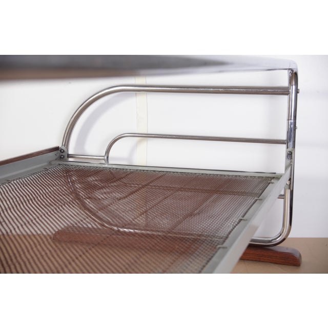 Bauhaus Chrome Sofa by Hynek Gottwald, 1940s For Sale - Image 16 of 18