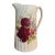 1990s Victorian Style Rose Patterned English Pitcher / Vase For Sale