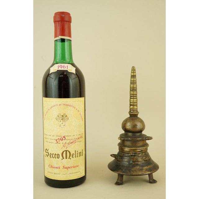 Antique Indian Inkwell in Gilded Bronze, 1800s For Sale - Image 9 of 18