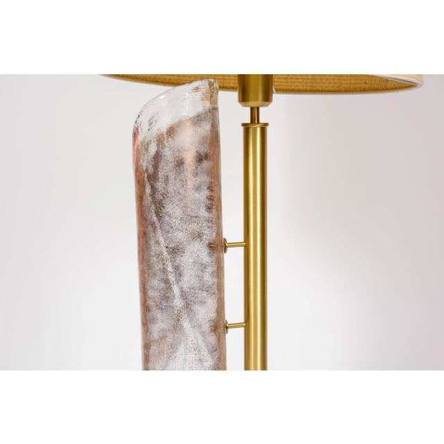 Mid-Century Modern Murano Glass Floor Lamps in the Style of Gino Cenedese, 1980s, Set of 2 For Sale - Image 3 of 8