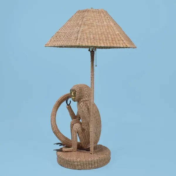 Boho Chic Long Tail Monkey Table Lamp by Mario Lopez Torres For Sale - Image 3 of 10