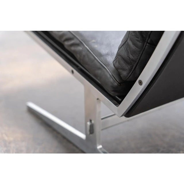 Black Set of Vintage Lounge Chairs by Preben Fabricius & Jørgen Kastholm for Bo-Ex, 1960s For Sale - Image 8 of 9