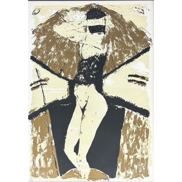 Humberto Castro Lithograph #92 From an Edition of 100, Framed and Signed, 4 of 5 Offered for sale is a lithograph by...