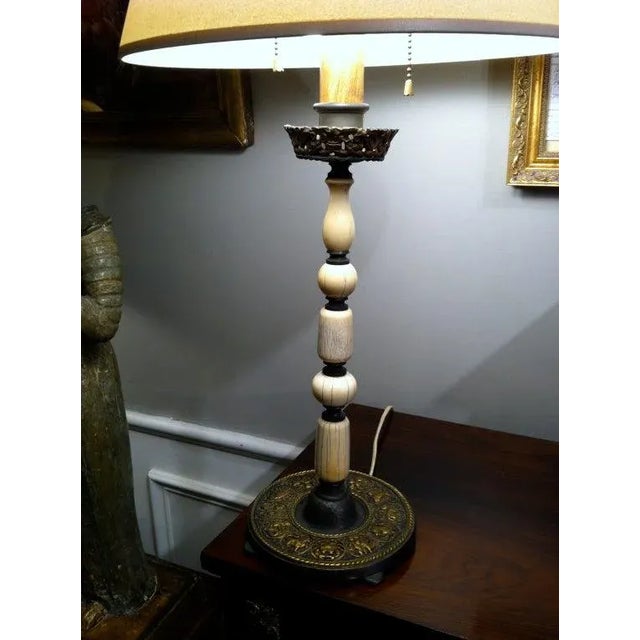 Table Lamp With Zodiac Base E. F. Caldwell Style For Sale - Image 9 of 10