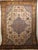 Vintage Turkish Oushak Rug, Handwoven Geometric Pattern, Ivory & Blue, 8' x 11' For Sale - Image 11 of 18