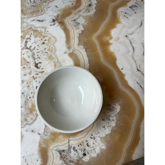 Italian 1970s Italian Braided Ceramic Bowl With Yellow Hand Painted Details For Sale - Image 3 of 7