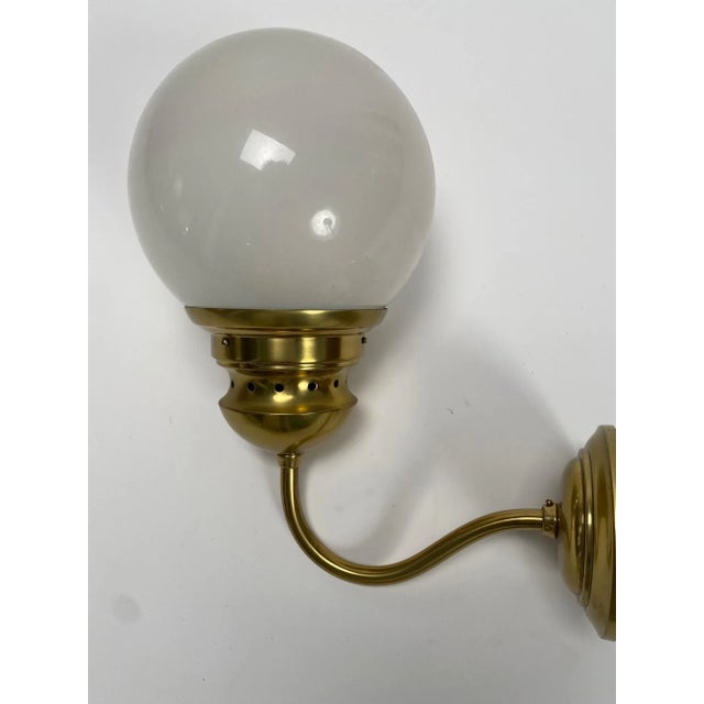 Luigi Caccia Dominioni, Set of "LP1 Lampione" wall lights, brass and glass, Azucena, 1954 It is an authentic icon of 1950s...