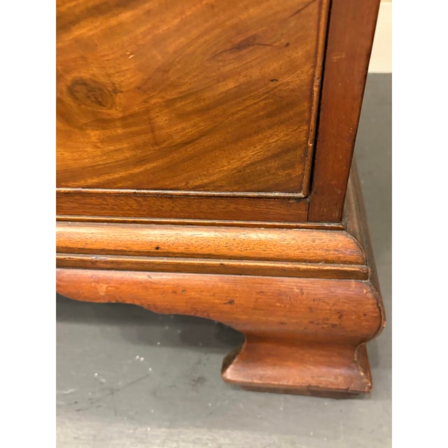 Wood Antique English Linen Press For Sale - Image 7 of 10