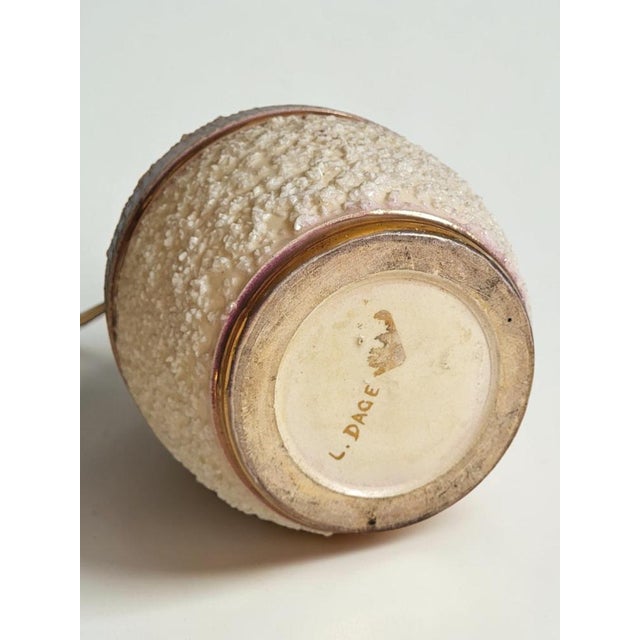 Ceramic Table Lamp by Louis Dage, 1940 For Sale - Image 9 of 12