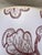 Metal Hand Drawn Paper Lampshades a Pair For Sale - Image 7 of 10
