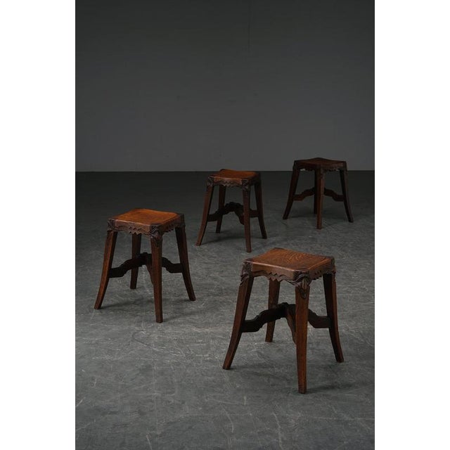 Art Nouveau Stool, 1910s For Sale - Image 14 of 15